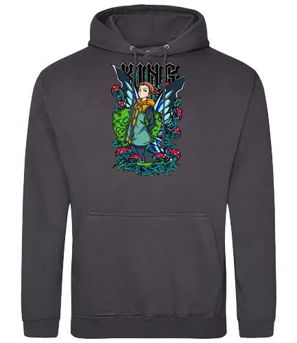 King Fairy Wings - king, seven deadly sins, fairy king, anime art, manga style, fantasy hero, anime design, colorful aesthetic - Standard Hoodie