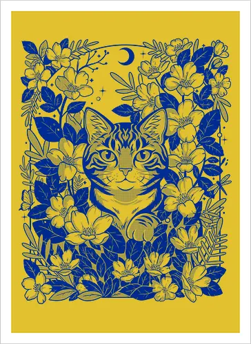 Moon Garden Cat