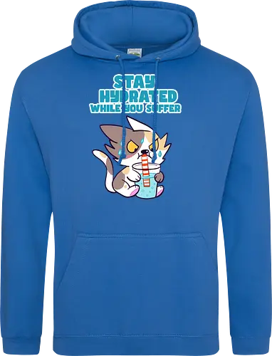 Stay Hydrated 2 - Katze, Sommer, Stay Hydrated - Standard Hoodie