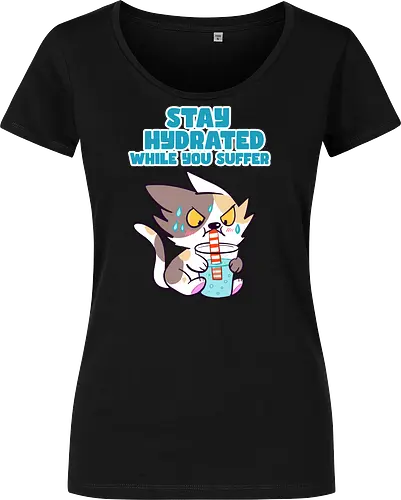 Stay Hydrated 2 - Katze, Sommer, Stay Hydrated - Women T-Shirt