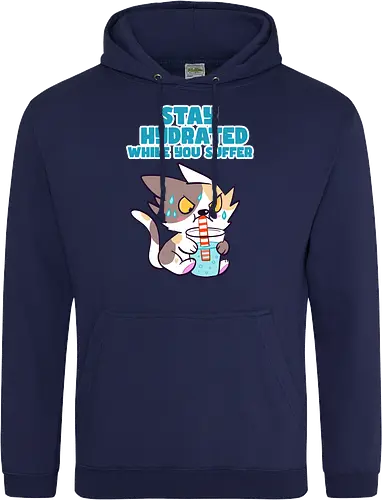 Stay Hydrated 2 - Katze, Sommer, Stay Hydrated - Standard Hoodie