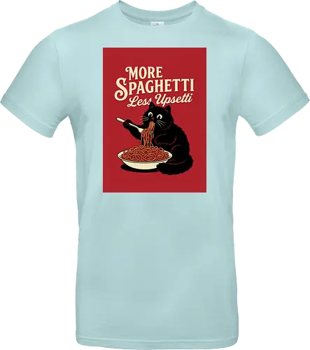 More spaghetti less upsetti hungry cat spaghetti 
