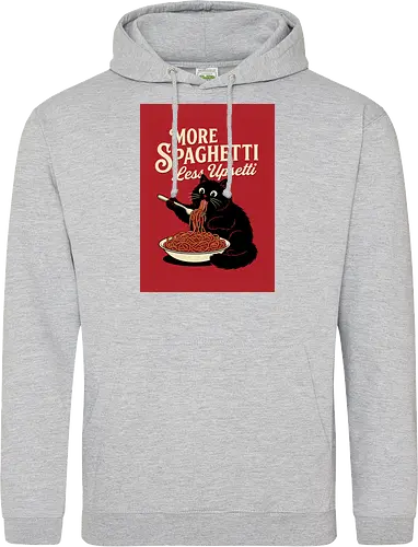 More spaghetti less upsetti hungry cat spaghetti 