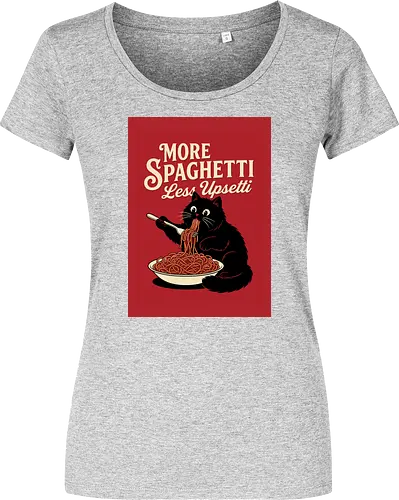 More spaghetti less upsetti hungry cat spaghetti 