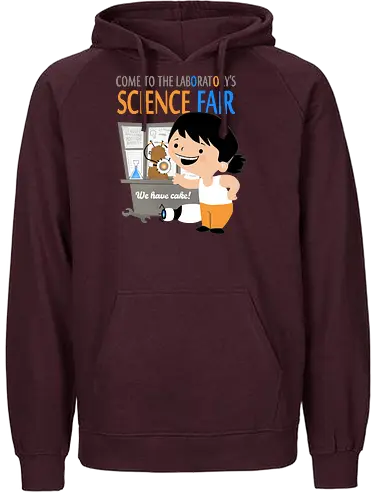 Aperture Science Fair - Gateway, aperature, Glados, Portal Gun, Science Fair - Fairtrade Hoodie