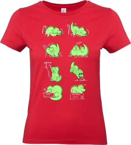 Gaaawwwzillaaawww - Kaiju, kawaii, monster - Standard T-Shirt (Women)