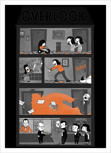 Welcome To The Overlook - The Shining, Overlook Hotel, movies - Artprint
