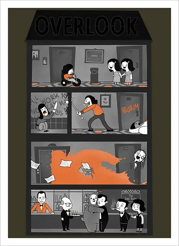 Welcome To The Overlook - The Shining, Overlook Hotel, movies - Artprint
