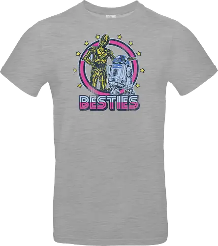 Retro Roboter Besties – Bestes Duo der Galaxis