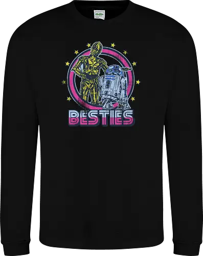 Retro Roboter Besties – Bestes Duo der Galaxis
