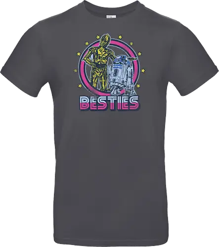 Retro Roboter Besties – Bestes Duo der Galaxis