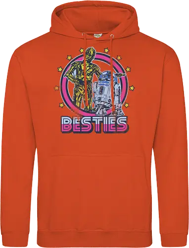 Retro Roboter Besties – Bestes Duo der Galaxis