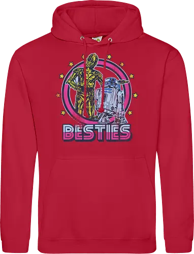 Retro Roboter Besties – Bestes Duo der Galaxis