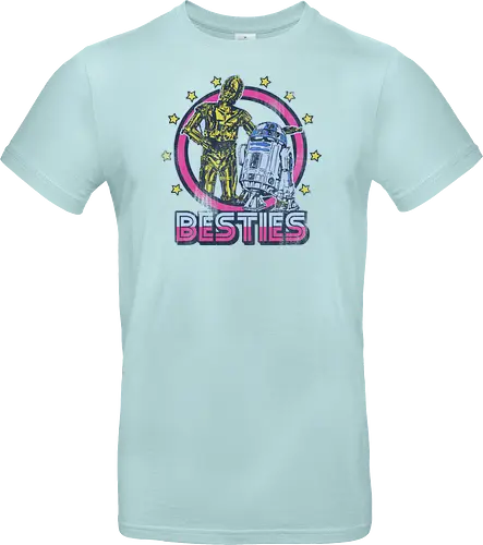 Retro Roboter Besties – Bestes Duo der Galaxis
