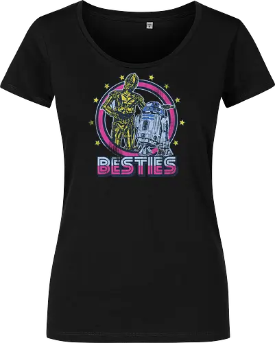 Retro Roboter Besties – Bestes Duo der Galaxis