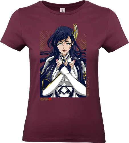Majestätische Walküre – Himmlische Kriegerin Premium - walküre premium kunst, Brunhilde, Record of Ragnarok, Shuumatsu no Valkyrie, himmlische kriegerin design, anime walküre druck, blaue goldene kriegerin kunst, nordische mythologie anime, mystische kriegerin design, blauhaarige walküre kunst, weißer rüstung kriegerin, starke weibliche anime kunst, epische kriegerin design, goldene walküre druck, mystische kriegerin kunst, elegante anime kriegerin, premium walküre druck, himmlische kriegerin vintage - Standard T-Shirt (Women)