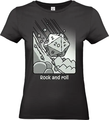 Rock 'n' roll - Board game, Playing dice, Dice, Rock 'n' roll - Standard T-Shirt (Women)