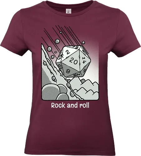 Rock 'n' roll - Board game, Playing dice, Dice, Rock 'n' roll - Standard T-Shirt (Women)