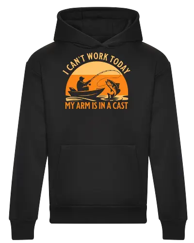 Ich Kann Heute Nicht Arbeiten, Mein Arm Ist Im Gips – Lustiges Angler T-Shirt