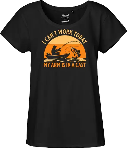 Ich Kann Heute Nicht Arbeiten, Mein Arm Ist Im Gips – Lustiges Angler T-Shirt