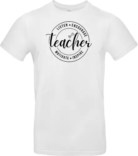 Teacher Listen Encourage Inspire Lustiges Lehrer