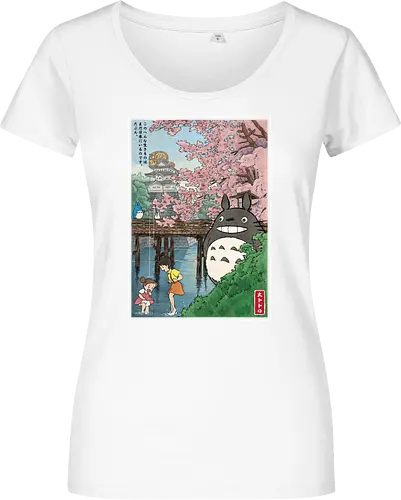 Castles and cherry blossoms with my neighbor