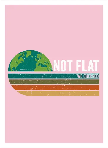 Not flat we checked vintage