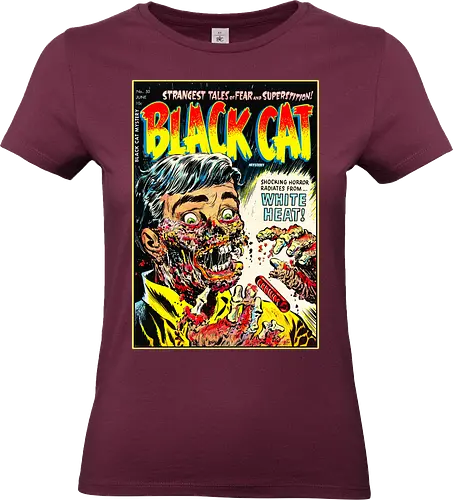 Schmelzendes Gesicht Horror Vintage 1950er Comic Golden Age Retro - Horror-T-Shirt mit schmelzendem Gesicht, Vintage-Horrorcomic-T-Shirt, Horror-Kleidung im Stil der 1950er Jahre, Pre-Code-Horror-T-Shirt, Golden-Age-Horror-T-Shirt, Kleidung mit Kunstmotiv eines schmelzenden Gesichts, Vintage-Gore-T-Shirt, Retro-Horrorcomic-T-Shirt, T-Shirt mit verstörendem Vintage-Kunstmotiv, Harvey-Horror-Kleidung, T-Shirt mit klassischem Horror-Covermotiv, T-Shirt mit Pulp-Horror-Kunstmotiv, Kleidung mit gruseligem Vintage-Gesichtsmotiv, Old-School-Horror-T-Shirt, T-Shirt mit Comic-Kunst der Golden Age - Standard T-Shirt (Women)