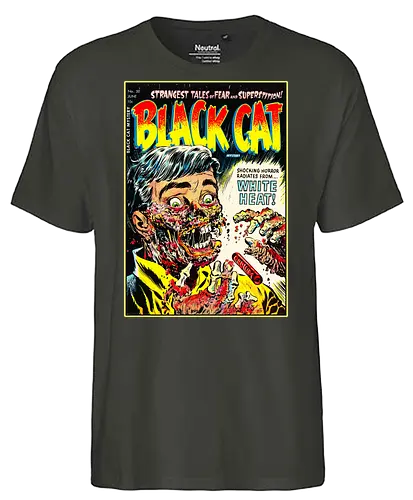 Schmelzendes Gesicht Horror Vintage 1950er Comic Golden Age Retro - Horror-T-Shirt mit schmelzendem Gesicht, Vintage-Horrorcomic-T-Shirt, Horror-Kleidung im Stil der 1950er Jahre, Pre-Code-Horror-T-Shirt, Golden-Age-Horror-T-Shirt, Kleidung mit Kunstmotiv eines schmelzenden Gesichts, Vintage-Gore-T-Shirt, Retro-Horrorcomic-T-Shirt, T-Shirt mit verstörendem Vintage-Kunstmotiv, Harvey-Horror-Kleidung, T-Shirt mit klassischem Horror-Covermotiv, T-Shirt mit Pulp-Horror-Kunstmotiv, Kleidung mit gruseligem Vintage-Gesichtsmotiv, Old-School-Horror-T-Shirt, T-Shirt mit Comic-Kunst der Golden Age - Fairtrade T-Shirt