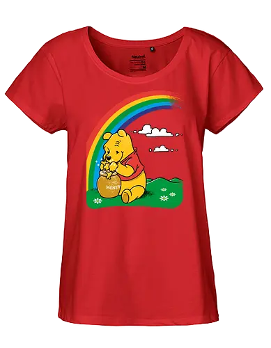 At the End of the Rainbow - Rainbow, Honey - Fairtrade Girl Shirt