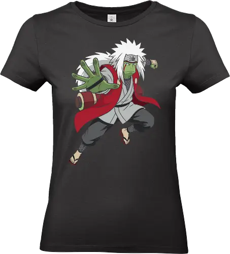 Legendary Toad Sage: Sage Mode Strike - Jiraiya shirt, Toad Sage graphic, Sage Mode apparel, Legendary Sannin merch, anime ninja streetwear, classic shonen tee, minimalist anime clothing, otaku graphic tee, Jiraiya battle stance, Mount Myoboku design - Standard T-Shirt (Women)
