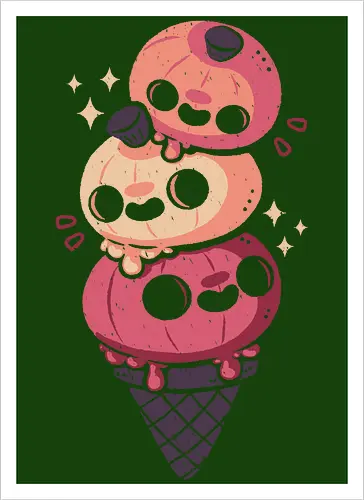 Halloween Pumpkins Ice Cream