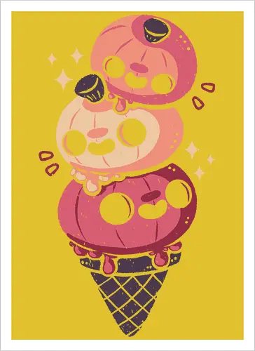 Halloween Pumpkins Ice Cream