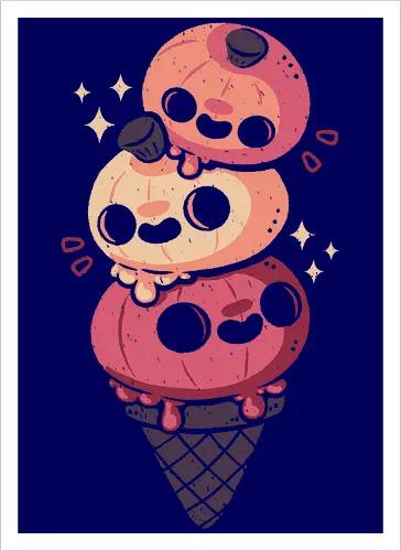 Halloween Pumpkins Ice Cream