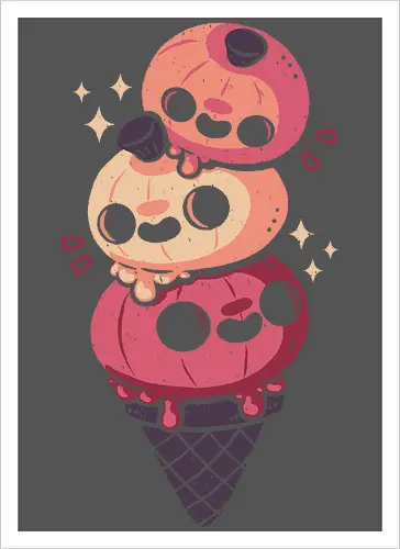 Halloween Pumpkins Ice Cream
