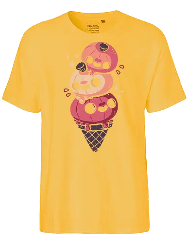 Halloween Pumpkins Ice Cream - Fairtrade T-Shirt