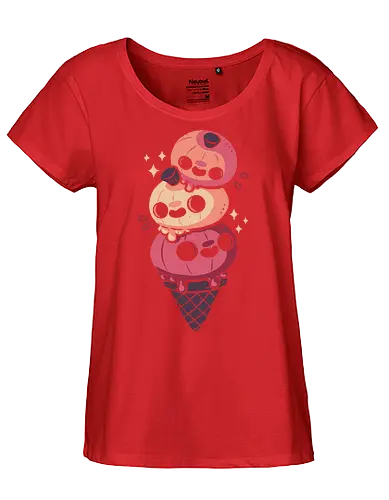 Halloween Pumpkins Ice Cream - Fairtrade Girl Shirt