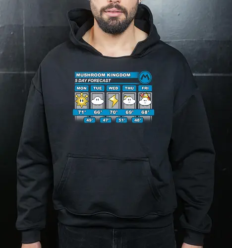 Lustiger Videospiel Wettervorhersage Retro Gaming Humor Geek