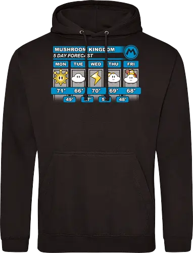 Lustiger Videospiel Wettervorhersage Retro Gaming Humor Geek