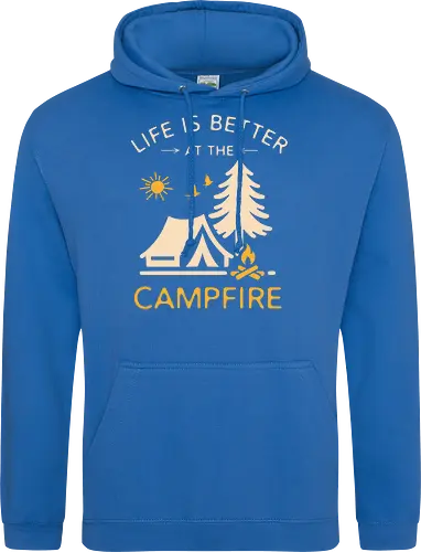 Am Lagerfeuer Ist Das Leben Besser – Camping Outdoor Abenteuer Design