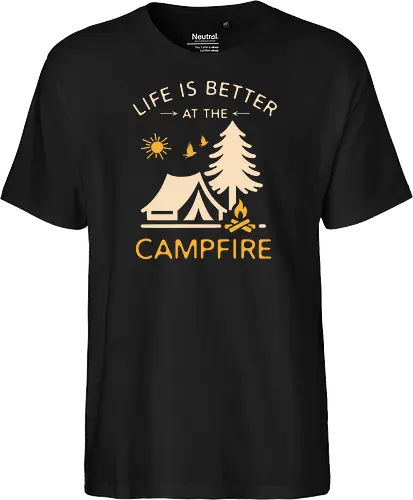 Am Lagerfeuer Ist Das Leben Besser – Camping Outdoor Abenteuer Design