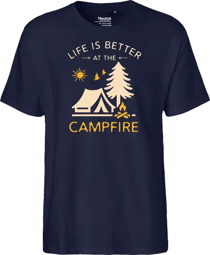 Am Lagerfeuer Ist Das Leben Besser – Camping Outdoor Abenteuer Design