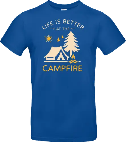 Am Lagerfeuer Ist Das Leben Besser – Camping Outdoor Abenteuer Design
