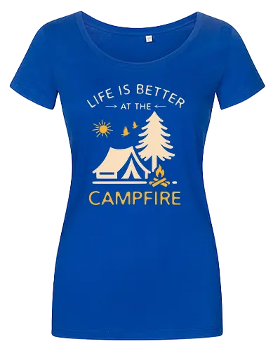 Am Lagerfeuer Ist Das Leben Besser – Camping Outdoor Abenteuer Design
