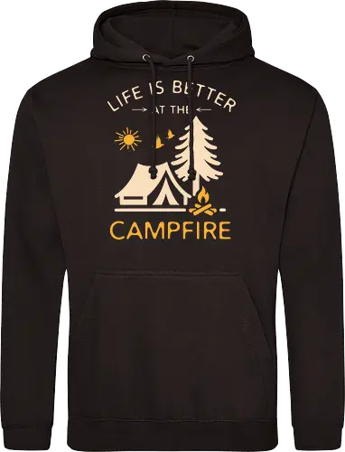 Am Lagerfeuer Ist Das Leben Besser – Camping Outdoor Abenteuer Design