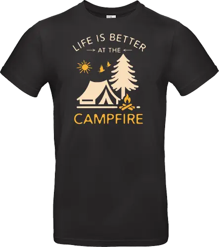 Am Lagerfeuer Ist Das Leben Besser – Camping Outdoor Abenteuer Design
