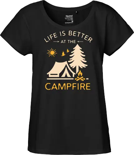 Am Lagerfeuer Ist Das Leben Besser – Camping Outdoor Abenteuer Design
