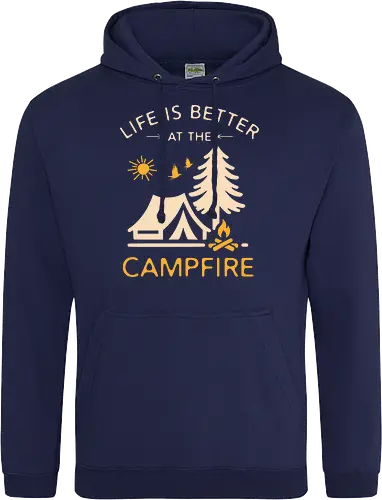 Am Lagerfeuer Ist Das Leben Besser – Camping Outdoor Abenteuer Design