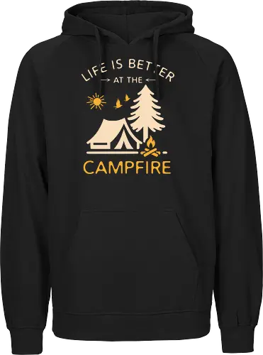 Am Lagerfeuer Ist Das Leben Besser – Camping Outdoor Abenteuer Design