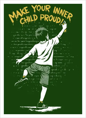 Kid Motivational Graffiti